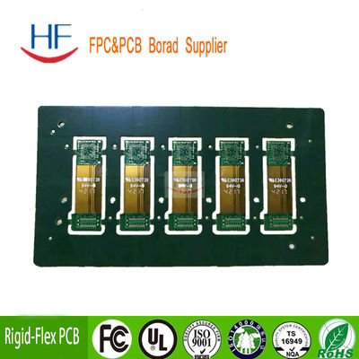 Custom FPC gedruckte starre flexible PCB-Schaltplatte Blaue Mehrschicht