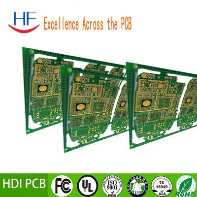 Vierschicht HDI Blindhole FR4 3mil 2,5mm eingebettete PCB-Platte