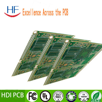 HDI Fr4 doppelseitige PCB-Fabrikation LED-Licht Kleinfanschaltung