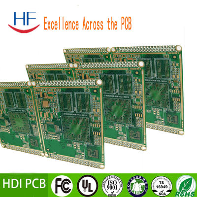 HDI Fr4 doppelseitige PCB-Fabrikation LED-Licht Kleinfanschaltung