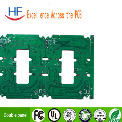 Grüne Lötmaske Farbe Doppelseitiges PCB-Board 2 Schicht 1 ̊3 oz Kupfer Dicke 1,6 mm