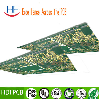 Hochpräzisions-PCB-Prototypen-Schaltplatten-Service 8 Schicht-Eintauchen-Gold-Oberfläche