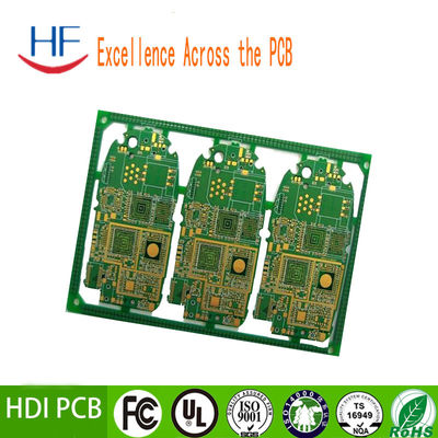 Hochgeschwindigkeits-HDI-HF-elektronische Leiterplatte Design Schnelle Drehung 2oz ENIG Oberfläche