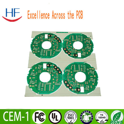 FR4-Material Einseitig gedruckte Leiterplatte 1,6 mm Oberflächenabschluss Osp-Linie Breite 0,35 mm