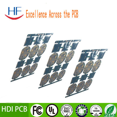 6 Schicht HDI PCB Fertigung Schaltkreisplatte 94v 0 Grün FR4 1OZ