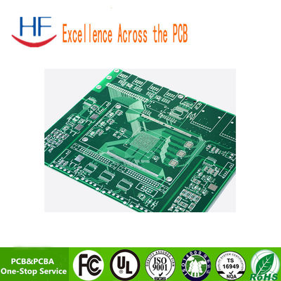 Dauerhafte mehrschichtige PCB-Schaltplatte 6 Schicht Grün Fr4 1OZ Kupferdicke