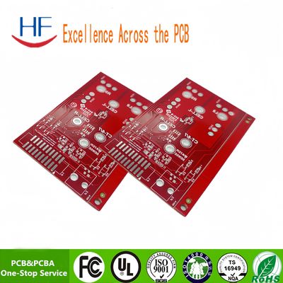 Red Oil Rigid Double-Sided Printed Circuit Board Anpassung Prototyp-PCB